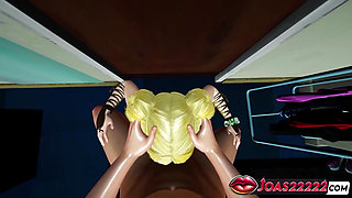 Perfect Body Elf Emy Sloppy Blowjob, Intense Irrumatio Near the Wall with Mouth Fuck and Sensual Moans