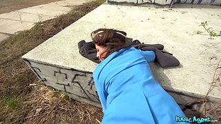 POV Outdoor Cospay Sex from Public Agent - Cum Fly With Me part 2 - Martin Gun and Flight Attendant Coco Bae