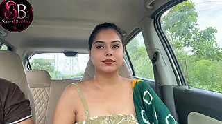 Doggystyle Handjob for Friend in Car Outdoors - Risky Sex Hindi Audio