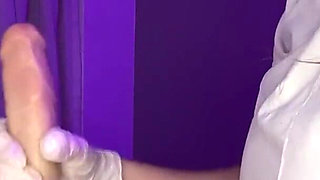 Prostate Exam - Nurse Handjob Latex Gloves