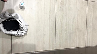 Wife Cheating with Hot Guy in the Elevator