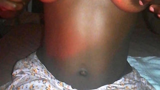 Hot Amature Homemade  African  Ebony Oiled Teen Big Tits Dancing Sexy Body  POV