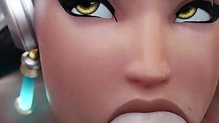 Symmetra Likes Big Dick in Her Ass - 3D Overwatch Anal Animation