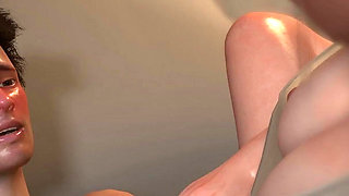 Friendly Housewife by White Foam - Busty Stepmom Takes Good Care of Her Rock Hard Stepson 9