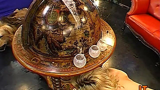 Blonde Silicone Slut Fists Pussy