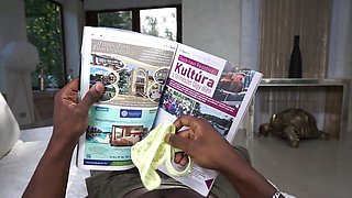 Lovely MILF Natalie Grace Rides Big Black Cock