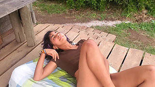 Colombian peasant woman asks for a glass of water and receives milk and a lot of pleasure