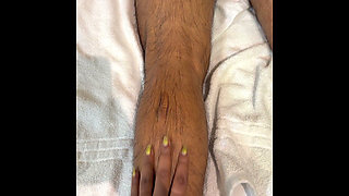 Home Made Desi Indian Body Lotion Massage with Desi Bhabi