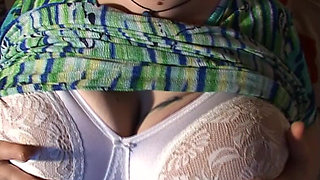 Fat Hairy Slit Gets Dildo