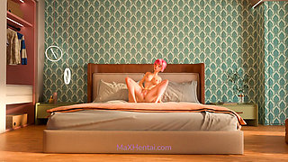 College Girl Huge Squirting Orgasm after Yoga Lesson (Full 3D Animation) HQ