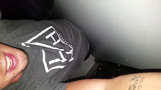 Cute Girl Nervous at Gloryhole gets Used and Filled