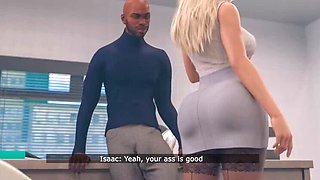 BBC Unfaithful Wife Addicted to Hardcore 3D Hentai Sex - Extreme Deep Throat Fuck