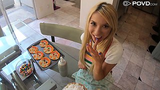 Kenzie Reeves Gets Stuffed With Cum On Thanksgiving