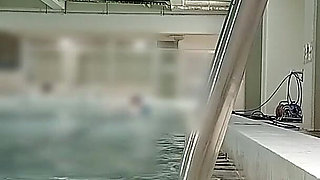 Japanese Mature Woman at the Pool