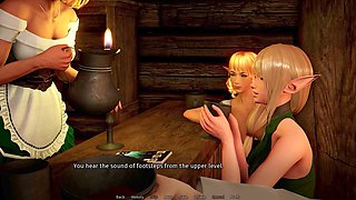 Horny milf gets steamy in public with an anime twist