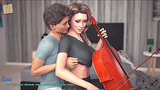 Steamy tales featuring a hot blonde in a 3D visual novel