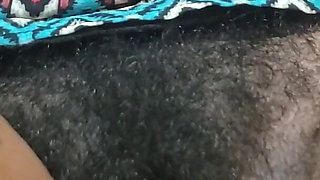 Cum on Hot MILF with Natural Hairy Pussy