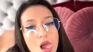 Extreme close up on her pussy taking toys