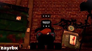 Roblox PAWG Cop Fucked Hard by BBC - Alley Creampie & Deepthroat