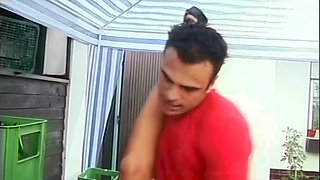 Christoph Clark and Rocco Siffredi Fuck Marina Lotar's Hairy Pussy.