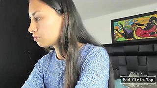 Skinny small tits webcam solo petite piercing teen