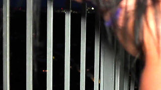 Night Time Balcony Fuck Session with Lola Bonita