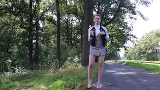 Domino Faye - Public Flashing And Wet T Shirt