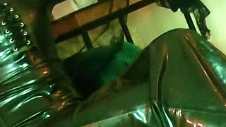 Latex Dress & Nylon Encasement