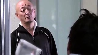 Naughty Asian fingered licked and fucked on couch