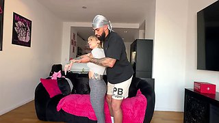 Horny Personal Trainer Bianca Bailee and Joanna Angel Tag-Team Client