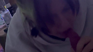 18 Year Old on Her Knees Blowjob