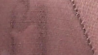 My first nylon footjob