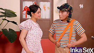 Petite Latina teen gets her tight ass destroyed by big dick in public