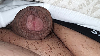 Step mom without hesitation pulled out step son dick making him a handjob