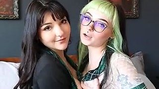 Awesome Teen With Big Boobs Dildo Masturbation