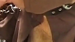 Bound Mature Blonde MILF Drilled Anal Against Tree