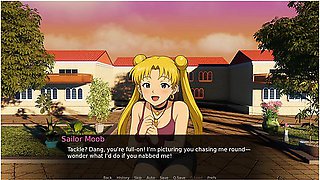 Sailor Moob Gameplay - Sailor Moon, Car Toon And Sora Aoi