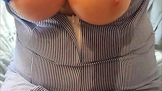 Naughty Nurse Julie - Oiled Tits & Bare Pussy Tease - 002-v-v-4-nurse-boobs