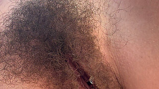 Hairy Cunt Full of Piss