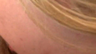 Cute lesbian couple kisses each other on the tits before cutie eats pussy