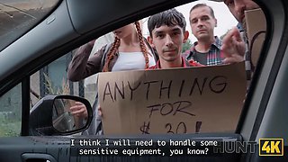 Hunt4k. her brilliant ass was made for public cheating