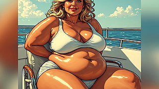 Hot Women Enjoying Yacht Ai Art