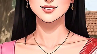Desi Hot Puja Auntie Romantic Night - MILF