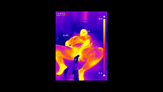 First BBC Sex Machine Fuck: Oiled up BBW Cums Hard on Your Massive Cock, 15 Min Ride and Cum Countdown, POV Thermal