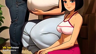 Korean MILF's Stepdaughter Likes to Watch