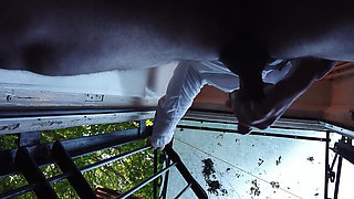 Sperm All Over Beautiful Face After Anal Sex! Closeup Cum Swallower