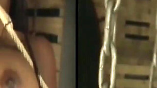 Extreme Big Tits Ebony BDSM Slave Mara Cruel Spanking Tit Busting and Whipping 3dlr