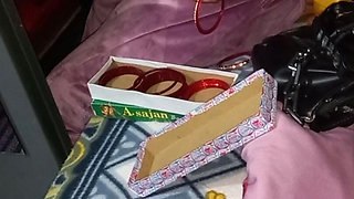 Panjabi Bhabhi Having Change Her Dress.