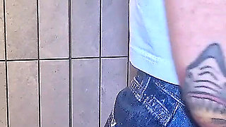 Pee Desperation with My Human Toilet Slave