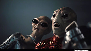 Alien Sex Bukkake & Dominate Rissa May